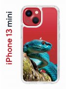 Чехол-накладка iPhone 13 mini Kruche Print Змея