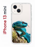 Чехол-накладка iPhone 13 mini Kruche Print Змея