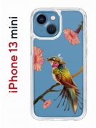 Чехол-накладка iPhone 13 mini Kruche Print Колибри