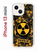 Чехол-накладка iPhone 13 mini (606541) Kruche PRINT Danger