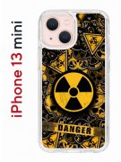 Чехол-накладка iPhone 13 mini (606541) Kruche PRINT Danger