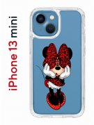 Чехол-накладка iPhone 13 mini Kruche Print Минни