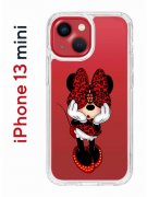 Чехол-накладка iPhone 13 mini Kruche Print Минни