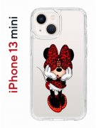 Чехол-накладка iPhone 13 mini Kruche Print Минни