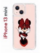 Чехол-накладка iPhone 13 mini Kruche Print Минни