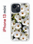 Чехол-накладка iPhone 13 mini Kruche Print Ромашки