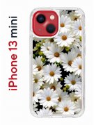 Чехол-накладка iPhone 13 mini Kruche Print Ромашки