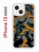 Чехол-накладка Apple iPhone 13 mini (606541) Kruche PRINT Камуфляж
