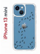 Чехол-накладка iPhone 13 mini Kruche Print Муравьи