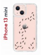 Чехол-накладка iPhone 13 mini Kruche Print Муравьи