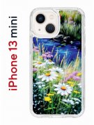 Чехол-накладка iPhone 13 mini Kruche Print Ромашки у ручья