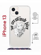 Чехол-накладка Apple iPhone 13 (610629) Kruche PRINT J-Cat