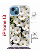 Чехол-накладка iPhone 13 Kruche Magrope Print Ромашки