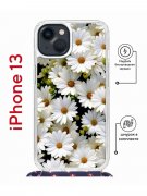 Чехол-накладка iPhone 13 Kruche Magrope Print Ромашки