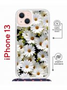 Чехол-накладка iPhone 13 Kruche Magrope Print Ромашки