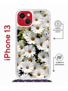Чехол-накладка iPhone 13 Kruche Magrope Print Ромашки