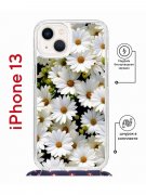 Чехол-накладка iPhone 13 Kruche Magrope Print Ромашки