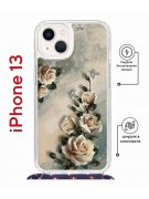 Чехол-накладка Apple iPhone 13 (610629) Kruche PRINT Белая роза