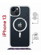 Чехол-накладка iPhone 13 Kruche Magrope Print Муравьи
