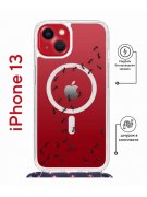 Чехол-накладка iPhone 13 Kruche Magrope Print Муравьи