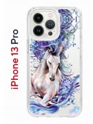 Чехол-накладка iPhone 13 Pro Kruche Print Грация