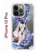 Чехол-накладка iPhone 13 Pro Kruche Print Грация