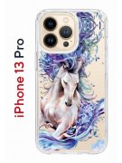 Чехол-накладка iPhone 13 Pro Kruche Print Грация