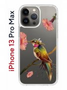 Чехол-накладка iPhone 13 Pro Max Kruche Print Колибри