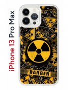 Чехол-накладка iPhone 13 Pro Max Kruche Print Danger