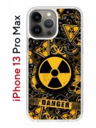 Чехол-накладка iPhone 13 Pro Max Kruche Print Danger