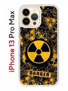 Чехол-накладка iPhone 13 Pro Max Kruche Print Danger