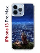 Чехол-накладка iPhone 13 Pro Max Kruche Print Ночные Огни
