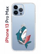 Чехол-накладка iPhone 13 Pro Max Kruche Print Акула