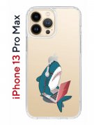 Чехол-накладка iPhone 13 Pro Max Kruche Print Акула