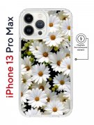 Чехол-накладка iPhone 13 Pro Max Kruche Magnet Print Ромашки