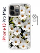 Чехол-накладка iPhone 13 Pro Max Kruche Magnet Print Ромашки