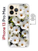 Чехол-накладка iPhone 13 Pro Max Kruche Magnet Print Ромашки