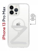 Чехол-накладка iPhone 13 Pro Max Kruche Magnet Print Zet