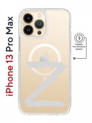 Чехол-накладка iPhone 13 Pro Max Kruche Magnet Print Zet