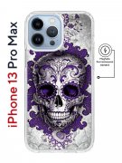 Чехол-накладка iPhone 13 Pro Max Kruche Magnet Print Sugar Skull