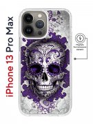 Чехол-накладка iPhone 13 Pro Max Kruche Magnet Print Sugar Skull