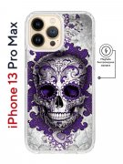 Чехол-накладка iPhone 13 Pro Max Kruche Magnet Print Sugar Skull