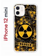 Чехол-накладка iPhone 12 mini Kruche Print Danger