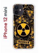 Чехол-накладка iPhone 12 mini Kruche Print Danger