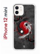 Чехол-накладка iPhone 12 mini Kruche Print Гармония