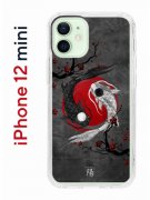 Чехол-накладка iPhone 12 mini Kruche Print Гармония