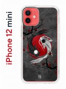 Чехол-накладка iPhone 12 mini Kruche Print Гармония