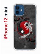 Чехол-накладка iPhone 12 mini Kruche Print Гармония