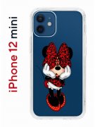 Чехол-накладка iPhone 12 mini Kruche Print Минни