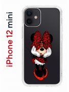 Чехол-накладка iPhone 12 mini Kruche Print Минни